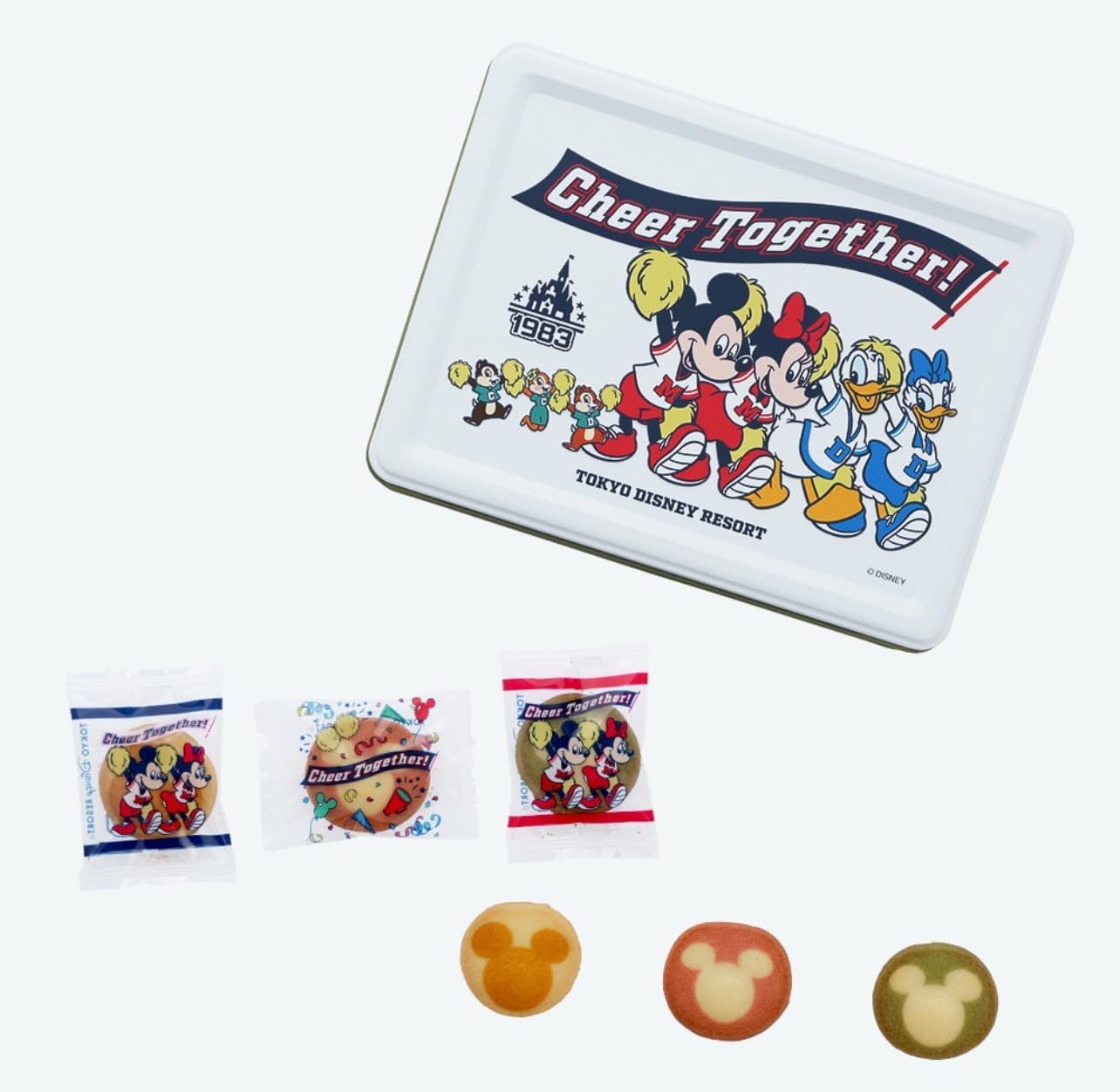 Tokyo Disney Resort Limited Cookie Tin Mickey Mouse and Friends TDR Popular Candy Souvenir Present Disney Goods
