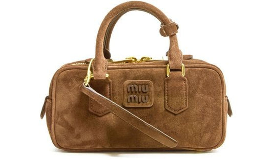 MIU MIU Arcadie suede bag - Image 1
