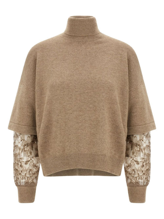 Brunello Cucinelli Cashmere Turtle Neckジャンパー - Image 1
