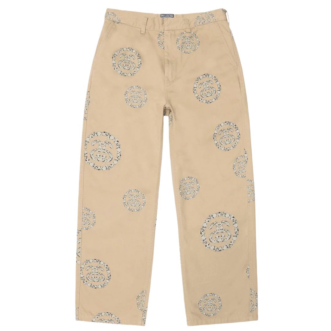 DENIM TEARS X STUSSY 'TAN' CHINO PANTS