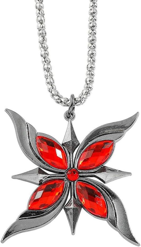 Akixen Haragin Amateur Arlecchino Necklace, Cosplay, Anime, Tools, Lightweight, Accessory, Fashion Accessory, Halloween, Christmas Gift