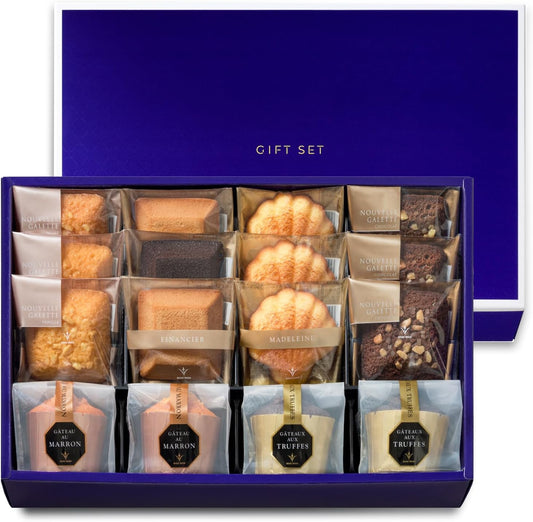 BOULMICH Mid-Sized Gift, Sweets, Present, Popular, Luxurious, Candy Folding, Assorted, For Special Occasions, Birthdays, Returns, Celebrations, Gift Set, 16 Pieces, Bag Not Included