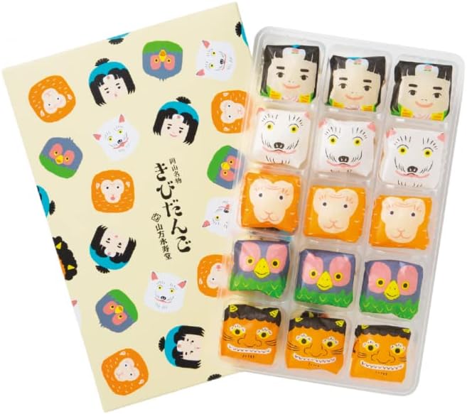 Yamakata Eijudo Kibi Dango, Pack of 15 (Individual Packaging)