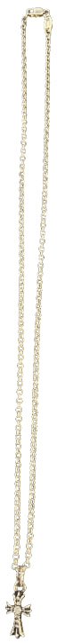 CHROME HEARTS 'CROSS BALL' 8.5 IN. NECKLACE