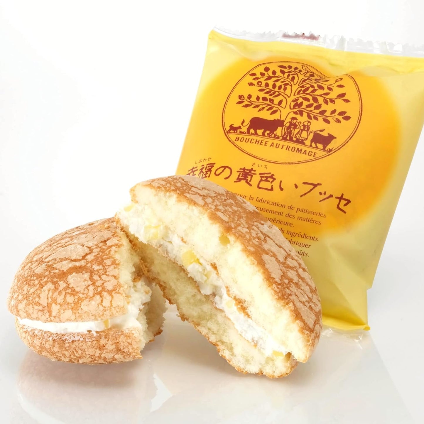 Okashi no Sakai Happy Yellow Busse (12 pieces, gift box) Fluffy Sponge Cheese Busse 30th Anniversary Souvenir Mid-year Gift Gift Mail-order Sweets Respect for the Aged Day Present