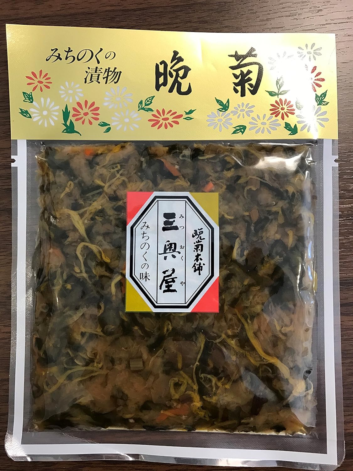 Sangokuya Michinoku Pickled Vegetables, Late Chrysanthemum, 3.5 oz (100 g)