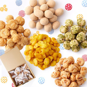Natural Life Tetra Bean Candy Box Included (5 Types x 5 Bags each), Beans, Japanese Sweets, Beans, Eating and Comparing Set, Share Gift, Respect for the Aged Day, Assorted Snacks