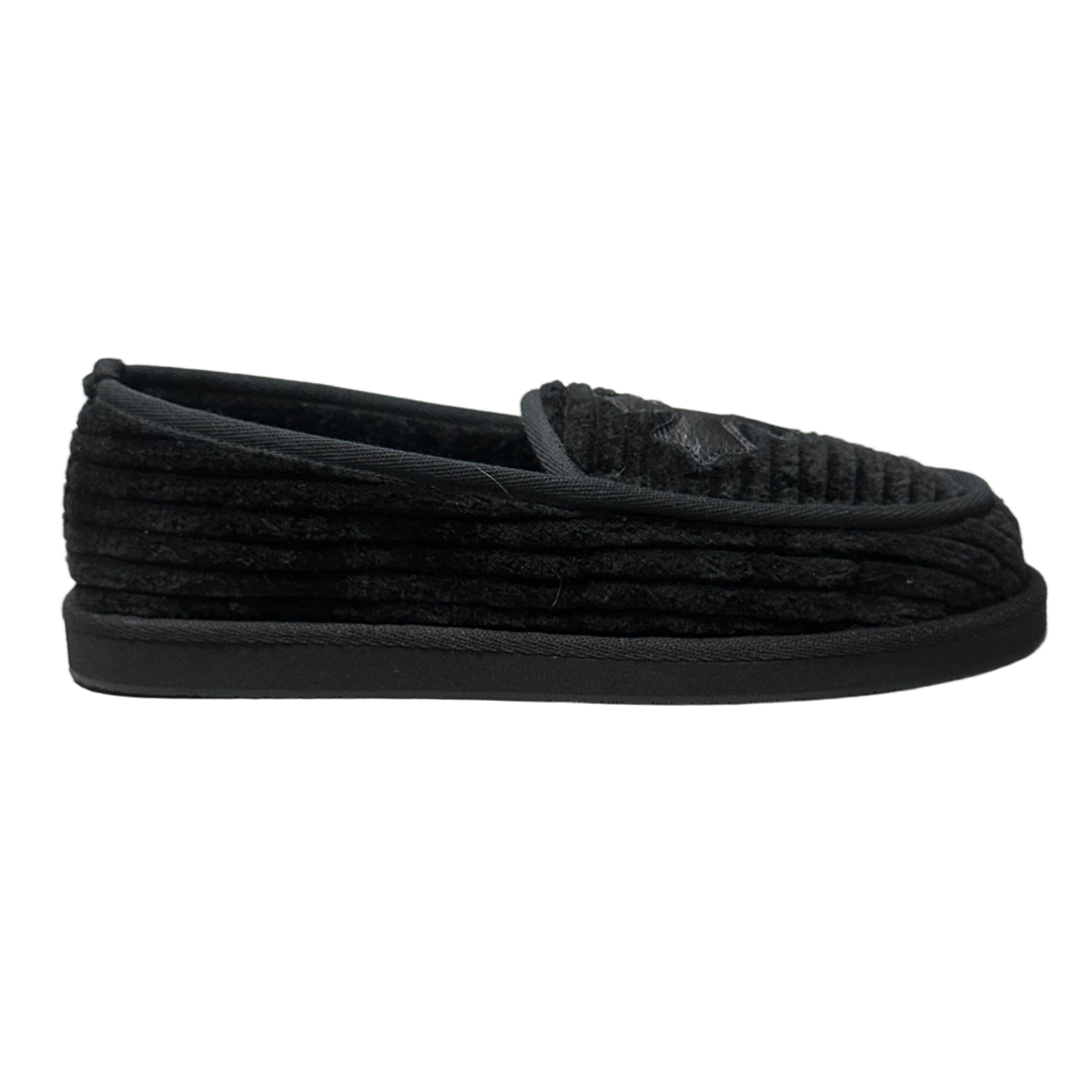 CHROME HEARTS 'BLACK' CROSS HOUSE SLIPPERS
