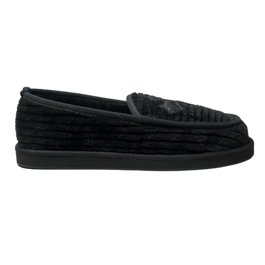 CHROME HEARTS 'BLACK' CROSS HOUSE SLIPPERS