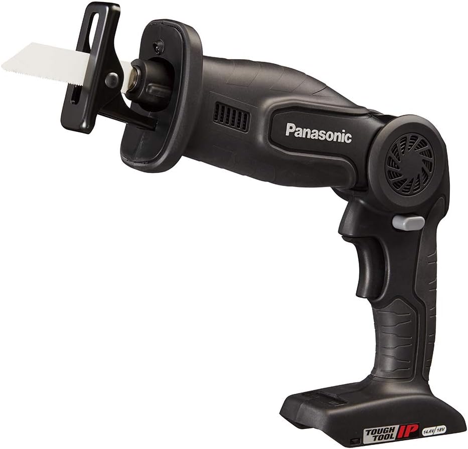Panasonic EZ47A1X-B Charging Reciprocating Saw, Main Unit Only (Battery Pack / Charger / Case Sold Separately), Dual (14.4 V / 18 V Compatible), 4 Levels of Flexibility, Compact, Lightweight, Electric Saw, Black