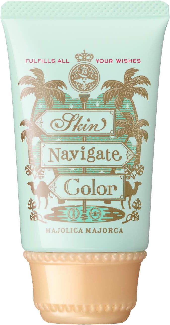 Majolica Majorca Skin Navigate Color Mint Green Makeup Base 35g (x1)