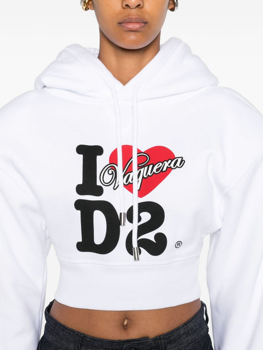Dsquared2ロゴコットンパーカー - Image 1