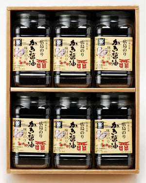Hiroshima Seaweed, Special Selected Scented Soy Sauce Flavor, Pack of 6, Present, Home Celebration, New Year's Day, Miroshima Souvenir, Flavored Seaweed