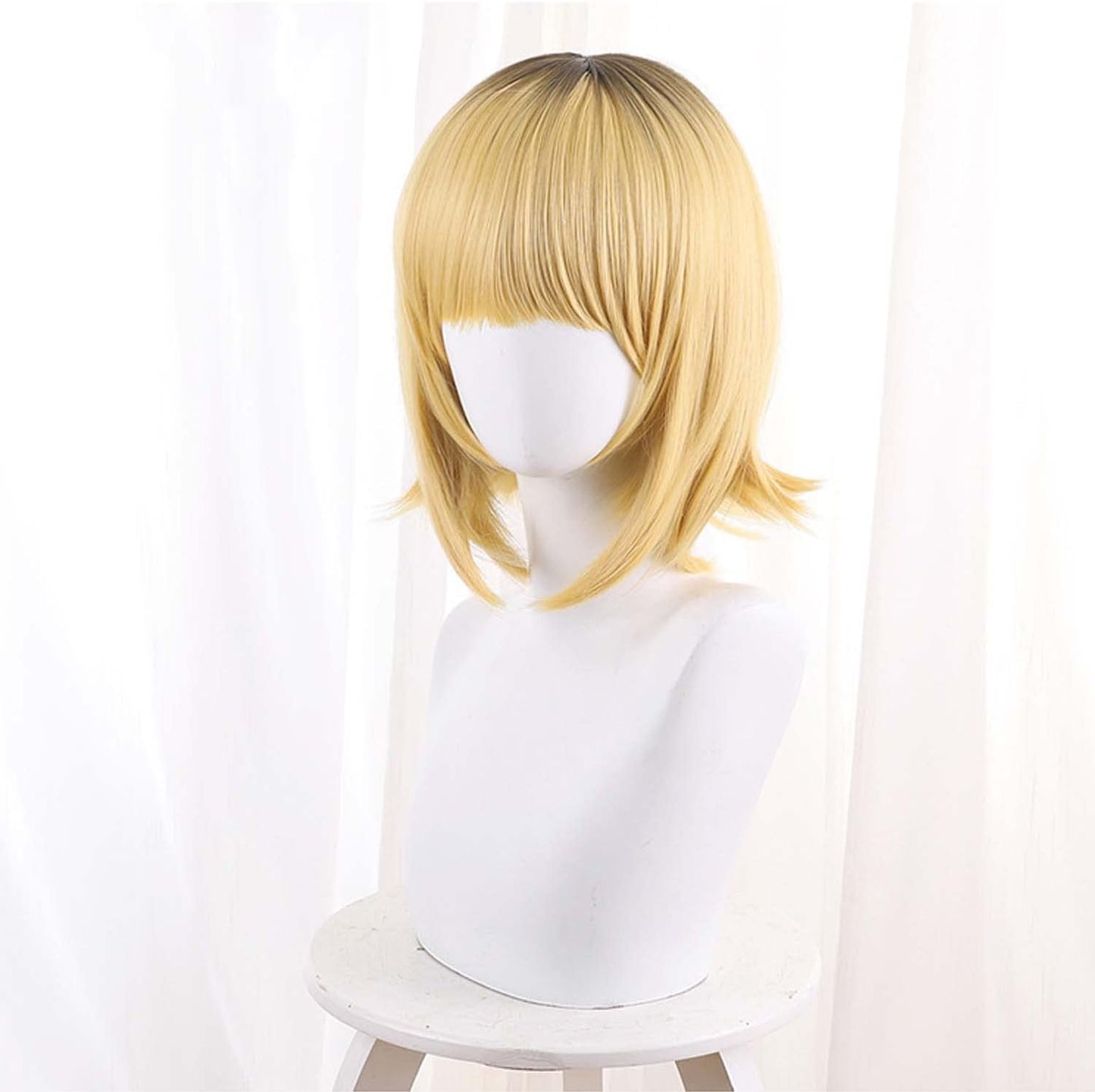LVMEY Presentation Child Cosplay Wig, For Disguise, Heat Resistant Wig, Cosplay Accessory, Wig Net Included, Comic Cave Events, Cultural Festivals, Festivals, School Festivals