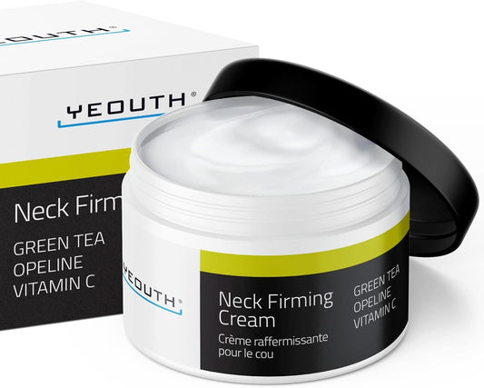 YEOUTH Neck Cream 60ml (2oz) Moisturizing Facial Jaw Line and Decolleté Ph Cream for Face Stains and Neck PH Cream For Face Stubborn Neck Can be Used With Facial Roller Can be Used as a Hand Cream