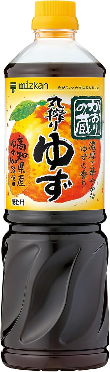 Mitsukan Commercial Use Kaori no Kura Marushibo Yuzu 33.8 fl oz (1 L) Ponzu