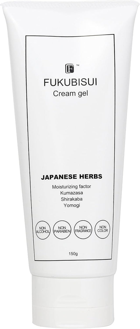 お守りスキンケア FUKUBISUI クリームジェル 150g 保湿クリーム ヨモギ シラカバ 無香料 無着色 敏感肌 乾燥肌 エイジングケア スキンケア オールインワンジェル さっぱり べたつかない 福美水 福美人