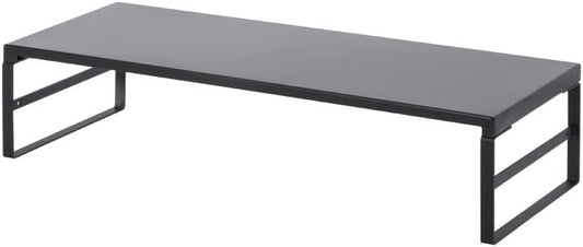 Sign Kingdom [W79xD25xH18.5cm/Black] Made in Japan Monitor Stand Monitor Stand Steel High Type Desktop Stand LCD Monitor Stand Printer Stand Storage Desk Rack Desktop Stand Computer Stand Office Home