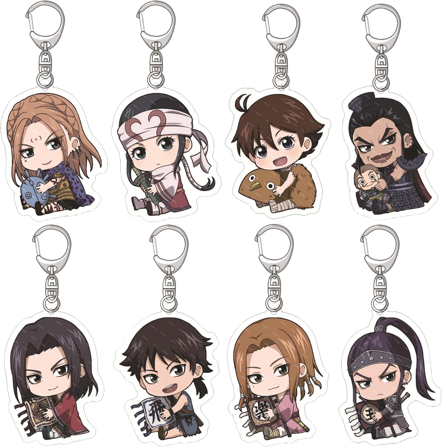 [Loraretta] キングダム グッズ キーホルダー コスプレ小物 装飾小道具 信 王騎 楊端和 嬴政 かわいい 周辺 アニメグッズ 飾り 萌えグッズ 萌えキーホルダー 誕生日 贈り物 バッグ プレゼント 装飾品 可愛い おしゃれ[非公式] [並行輸入品]