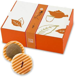 Kogetsu Hime Senju Crackers Organic Hojicha 12pcs / Kyoto Japanese Sweets Gift for Year-End Gratification, Thank You, Celebration, Return Gift, Offering, Confectionery
