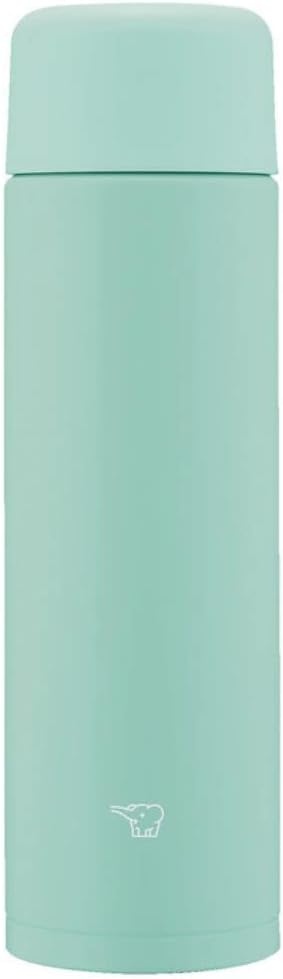 Zojirushi SM-MA35-AL Water Bottle, Seamless Lid, Small Capacity, 11.8 fl oz (350 ml), Screw, Stainless Steel Mug, Integrated Lid and Gasket, Easy to Clean, Only 2 Parts to Wash, Soft Turquoise