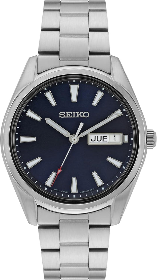 Seiko SUR341P1 Men's Wristwatch, Quartz, Bracelet Type