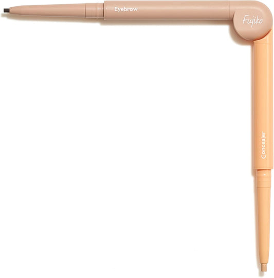 Fujiko Beautiful Eyebrow Arranger 02 Dark Brown Eyebrow (0.04 g) Concealer (0.08 g) Eyebrow Concealer Brown Natural Beige Beauty Eyebrow 1.0 Pieces