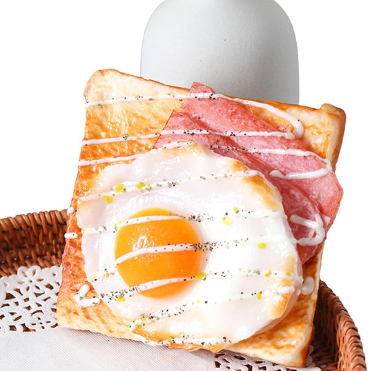 Food Sample, Toast, Bread, Fried Egg, Model-like, Realistic Display, Promotion, Goods, Photo Tool, Decoration, Shop, Cafe (Bacon Egg Toast)