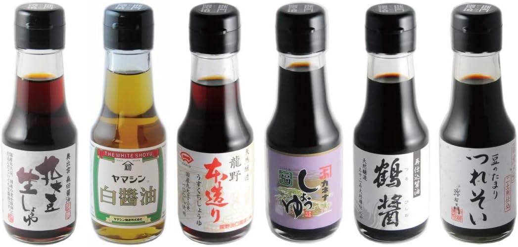 Artisan Soy Sauce Set of 6 Basic Soy Sauce x 6 Bottles