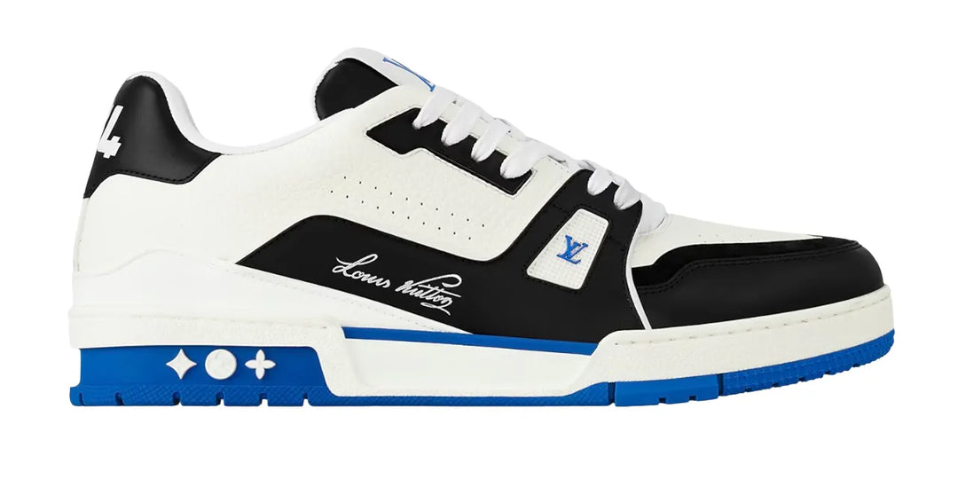 LOUIS VUITTON LV TRAINER 'WHITE/BLACK/BLUE'