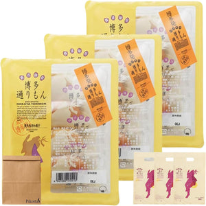 Pikotta Meigizudo Hakata Dorimon Noodles, Set of 4 x 3 (Bag Included), Fukuoka Souvenir, Monde Selection Gold Award, Hakata Western Japanese Sweets