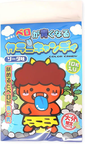 Iwami Shoji Oita Limited Lick Makes Belo Blue Color Candy Soda Flavor, 10 Tablets
