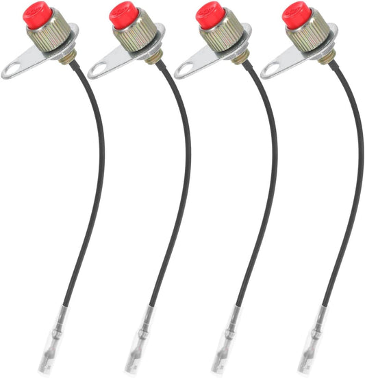 iplusmile 4pcs Garden Relay Kit Cord Car Filter Fuel Pump Relay Switch Waterproof Lawn Mower Pad Outlet Climate Control Module Trimming Replacement Stop Lawn Control