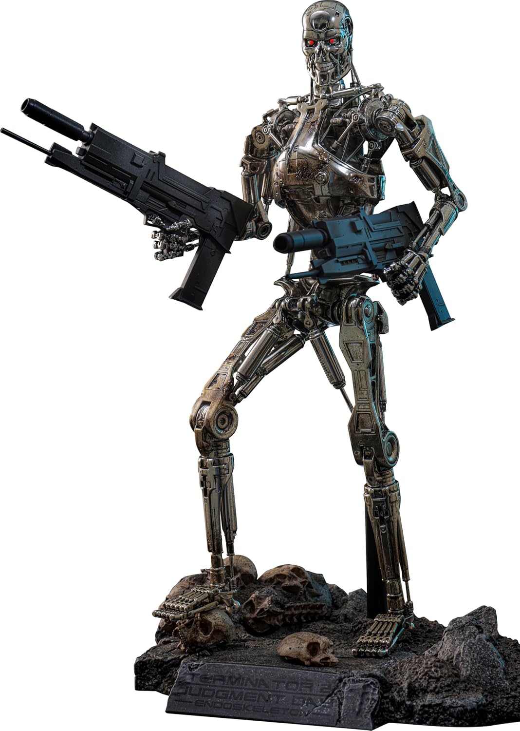 Movie Masterpiece DIECAST Terminator 2 End Skeleton (Battle Damage) 1/6 Scale Figure