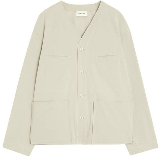 LEMAIRE ノーカラー オーバーシャツ - Image 1