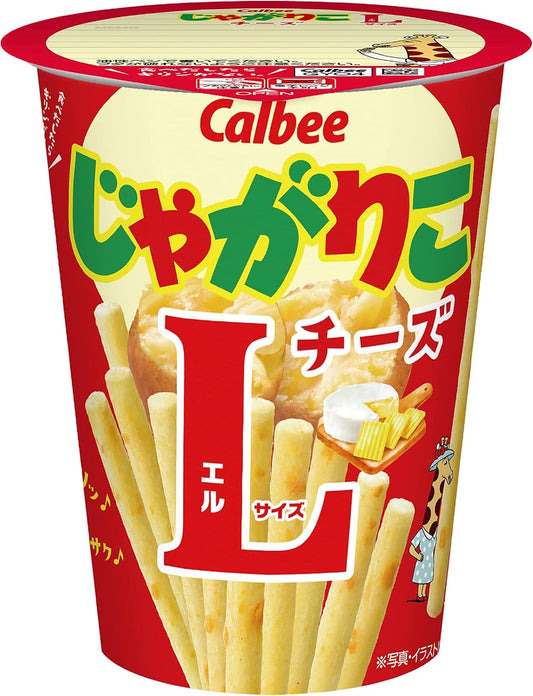 Calbee Jagarico Cheese Large Size 2.3 oz (66 g) x 12 Packs