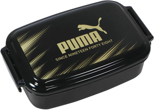 PUMA Kids Lunch Square Sealed Bento Box (500ml) W 6.6 inches (16.8 cm) x D 4.1 inches (10.4 cm) x H 2.3 inches (5.8 cm) PM536 Made in Japan