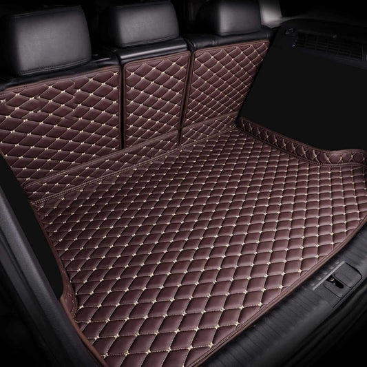 Compatible with Toyota New Prius 60 Series Luggage Mat, 3D Cargo Mat, Prius 60 Series Car Specific Design, Trunk Mat, XPE, Leather Material, Waterproof, Stain Resistant, Abrasion Resistant, Easy