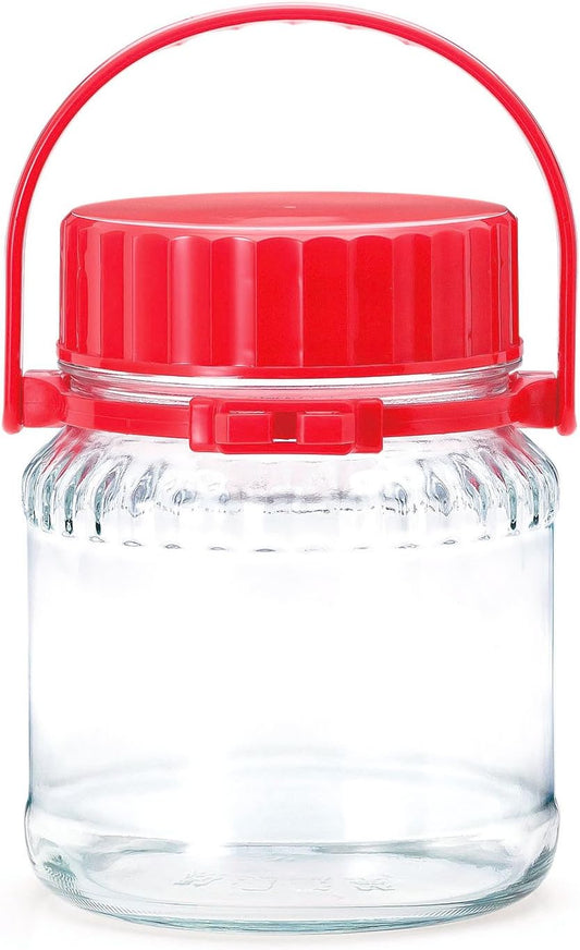 Toyo Sasaki Glass 2000ml Pickle Container, Pickling Master, Radish Edition, Japanese-made, Pickling Container, Glass Container, Storage Bottle, Radish, Plum Wine, Bottle, Fruit Wine, Pickling, Glass