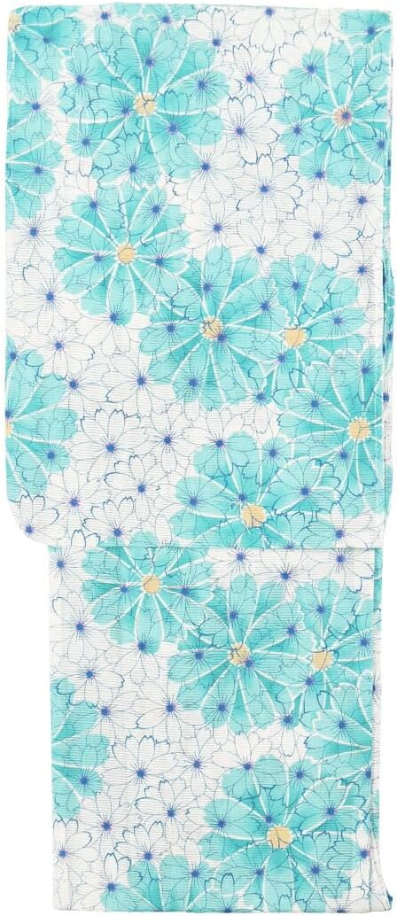 Nagomiya Women's Yukata Cotton Bathrobe, Retro Modern, Cute, High Visibility, Summer Festival, Evening Cool, Fireworks