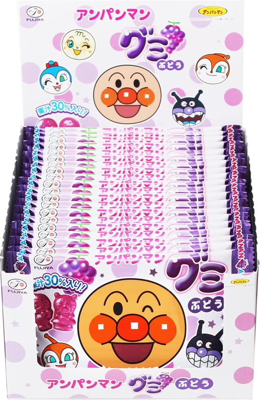 Fujiya Anpanman Grapes, 6 Tablets x 20 Pieces