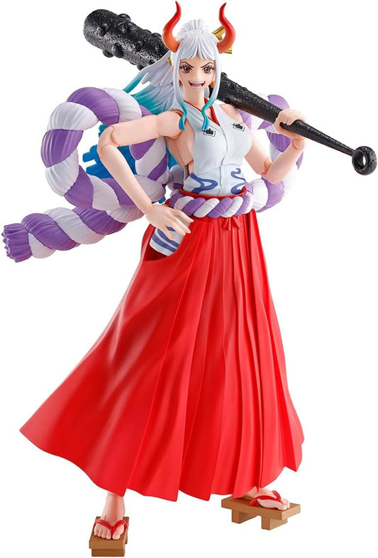 TAMASHII NATIONS S.H. Figuarts One Piece Yamato, Approx. 7.3 inches (185 mm), PVC & ABS, Pre-painted Action Figure