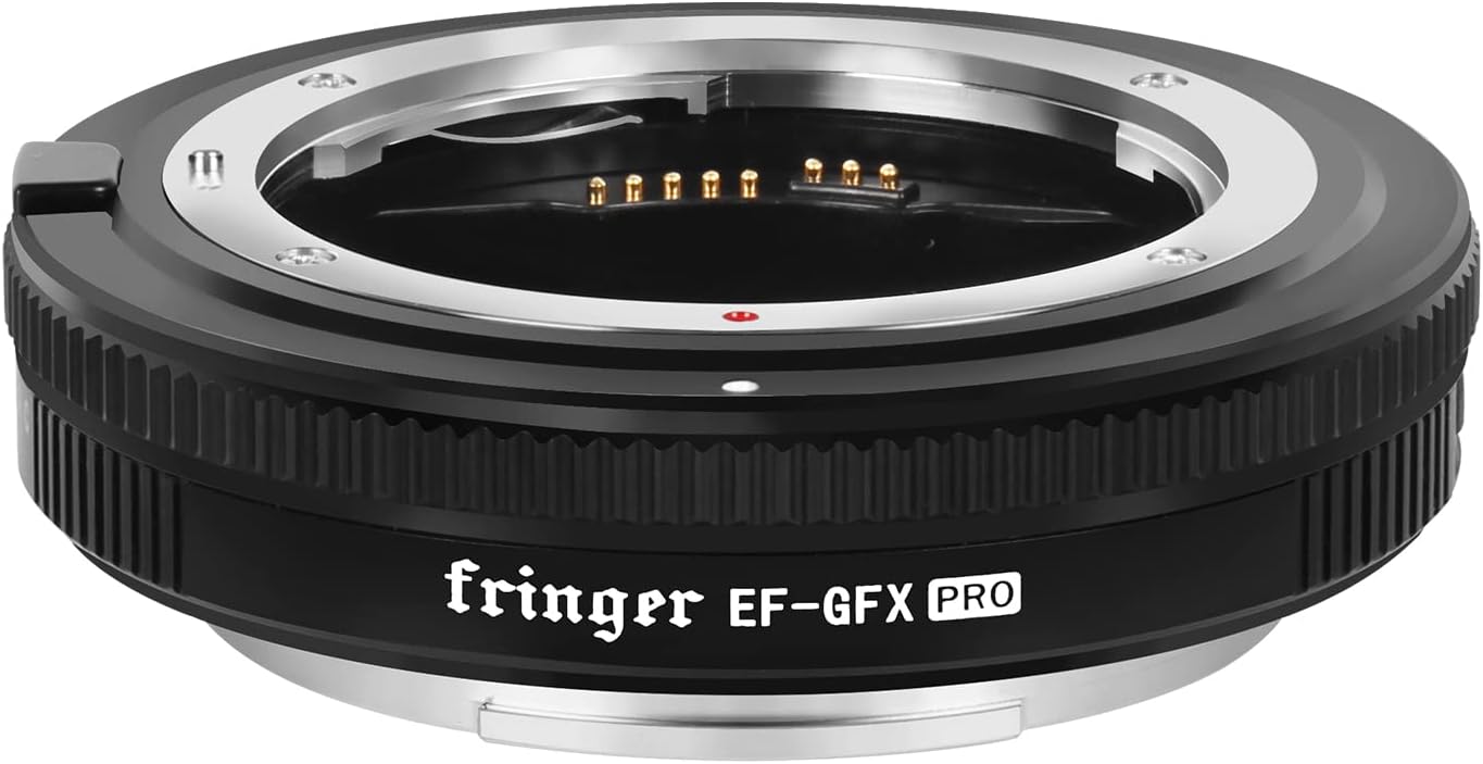 Fringer EF-GFX Pro FR-EFTG1 Auto Focus Camera Mount Lens Adapter Ring for Canon EF to Fuji GFX100/ GFX100S, Sigma, Tamron EF Lens