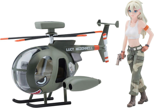 Hasegawa Egg Girls Collection No.11 1/20 Lucy McDonnell (Army) w/Fuse 500 Resin Figure & Non-Scale Plastic Model SP423