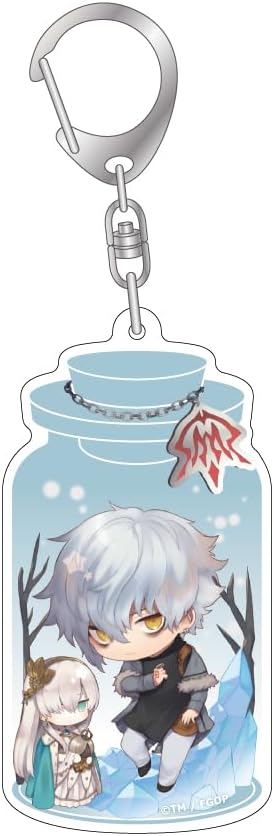 Algernon Products Fate/Grand Order Charatoria Acrylic Key Chain Cadock Zemlups Approx. W 2.0 x H 3.3 inches (52 x 85 mm), Acrylic, Metal Fittings