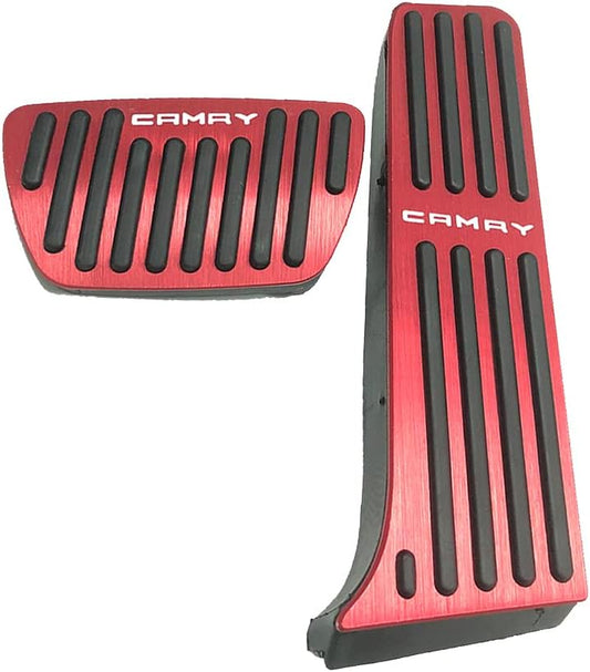 Boyou [Can not be installed after August 2022] Toyota Camry AX70 Series (July 2017 - August 2022) High Quality Aluminum Pedal Brake Axle Cover No Drilling Required Scratch Stain Resistant 2-Piece Set