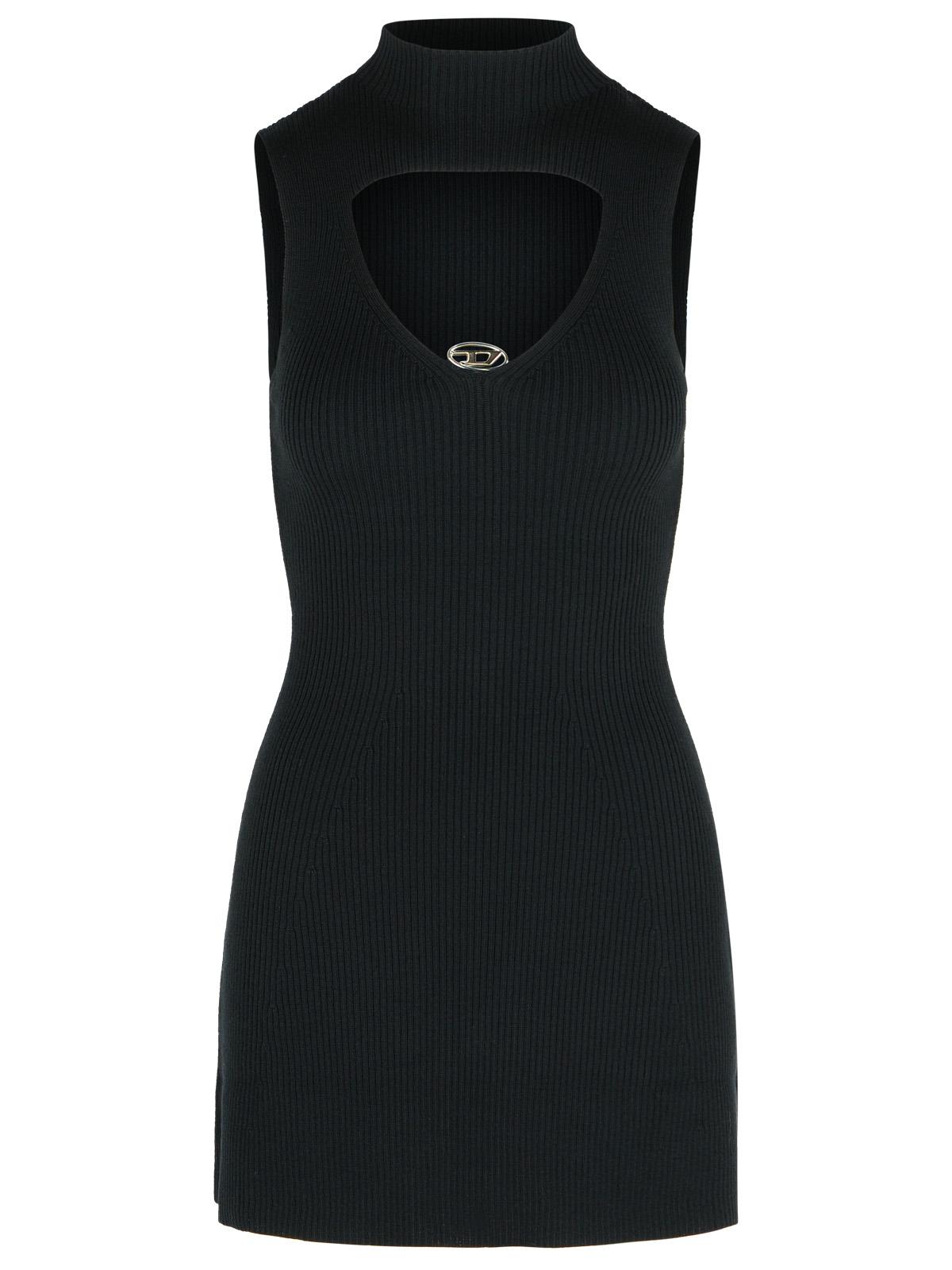 Diesel ディーゼル「オロニ」ショートブラックウールドレス - Image 1