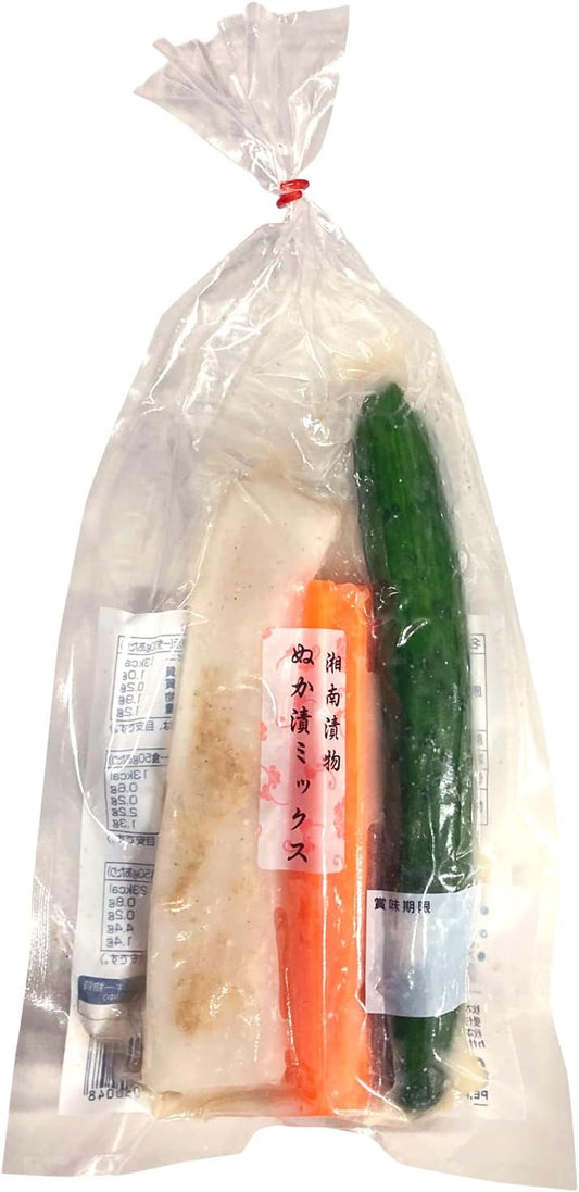 Akimoto Foods Shonan Pickles Bran Pickles Mix, 3 Pieces (Refrigerated)