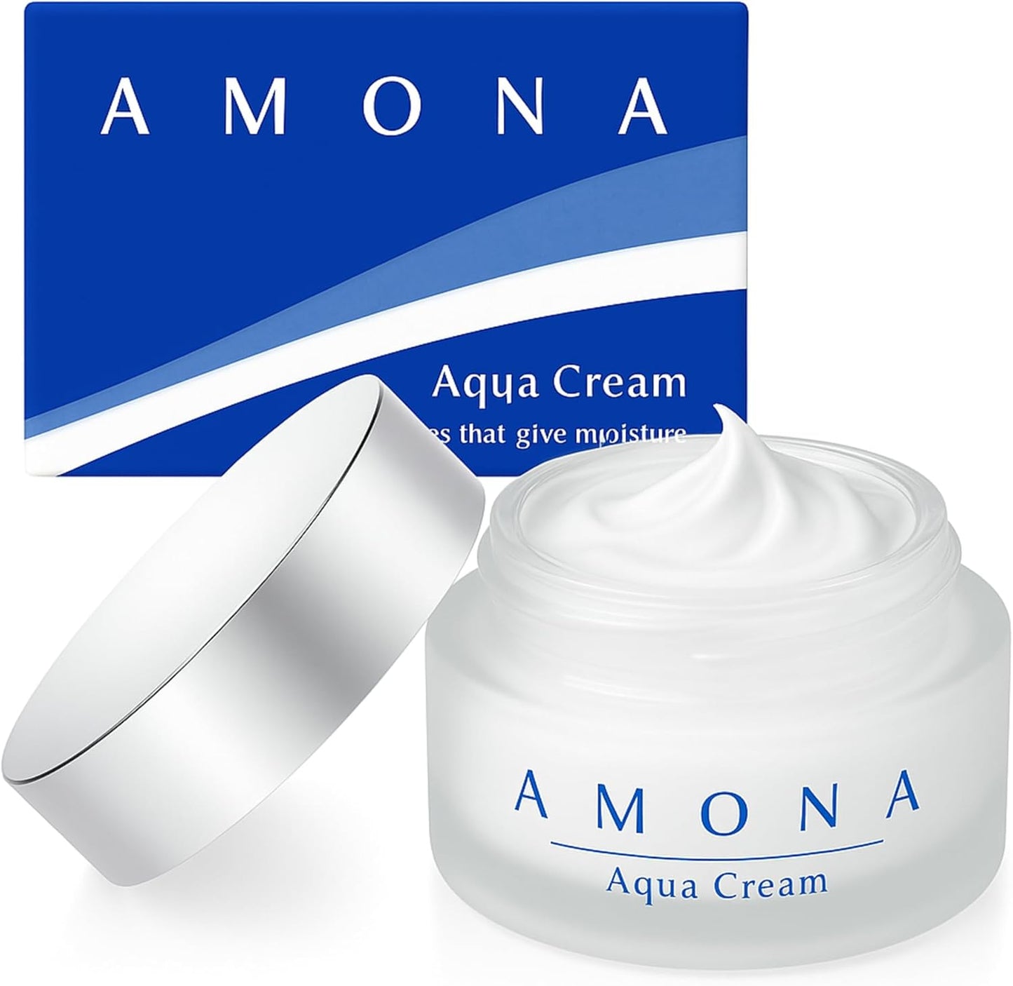 AMONA Highly Concentrated Human Stem Cell Moisturizing Cream, Exosome, Deer Cream, Ceramide, EGF, Vitamin C Derivative, Aging Care, Additive-Free, Made in Japan, 1.1 oz (30 g)