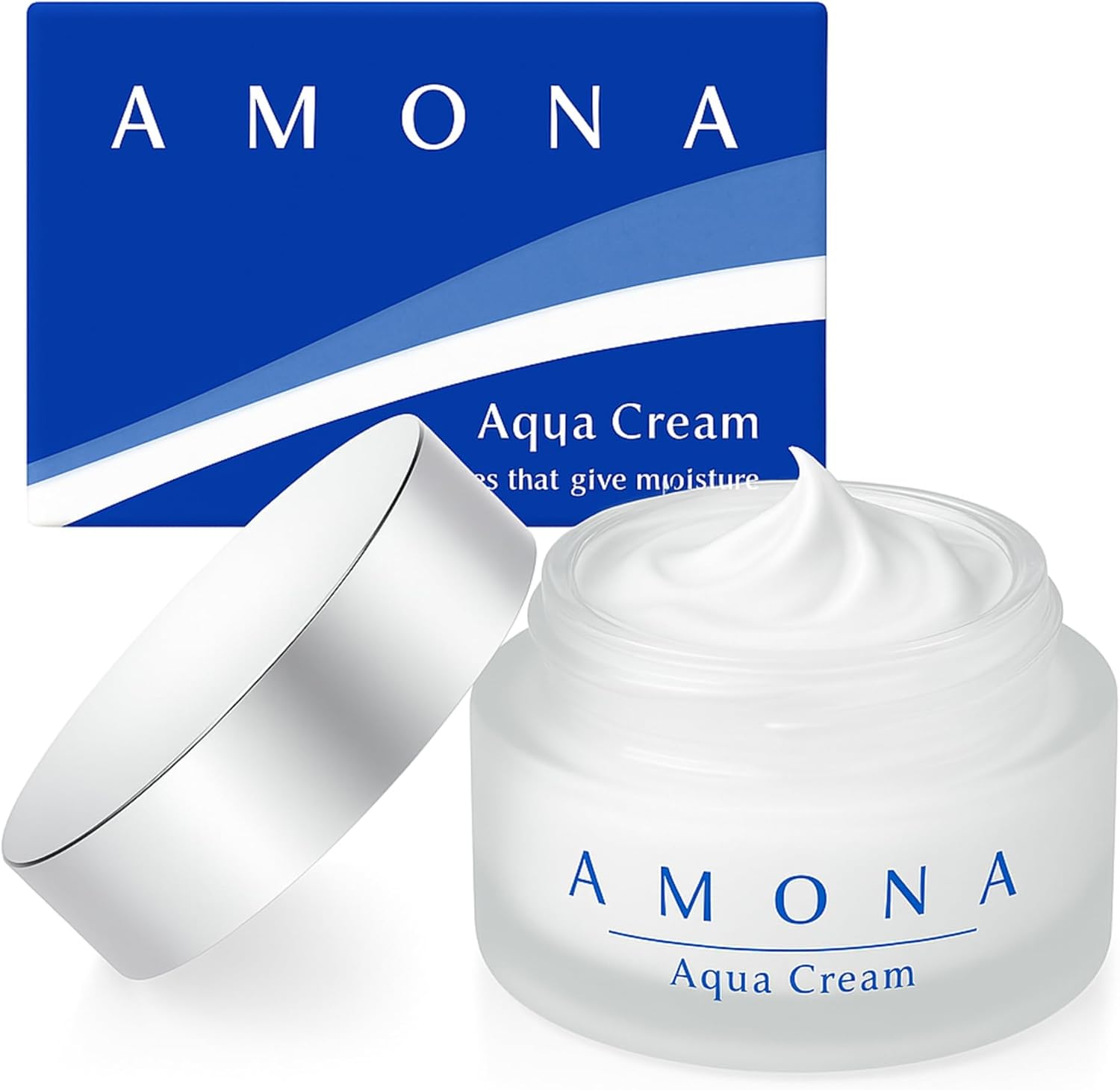 AMONA Highly Concentrated Human Stem Cell Moisturizing Cream, Exosome, Deer Cream, Ceramide, EGF, Vitamin C Derivative, Aging Care, Additive-Free, Made in Japan, 1.1 oz (30 g)